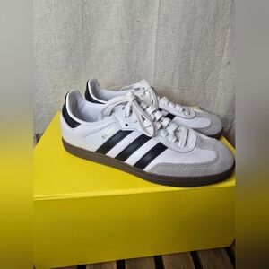 SAMBA OG White and Black Sneakers